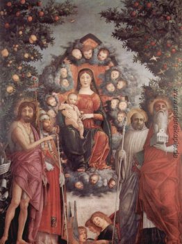 Madonna mit Heiligen Johannes theBaptist, St. Gregor I der Große
