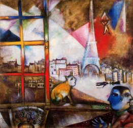 Paris durch das Fenster