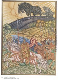 Illustration für das Epos "Wolga und Mikula" Illustration für das Epos "Wolga und Mikula"