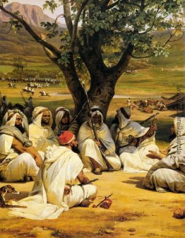 Arabische Chieftains in Council (Verhandlungssache)