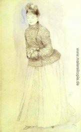 Frau mit einem Muff Frau mit einem Muff