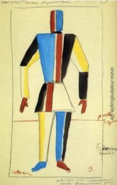 Kostüm für den Sieg über die Sonne Athlet der Zukunft Kostüm für den Sieg über die Sonne Athlet der Zukunft