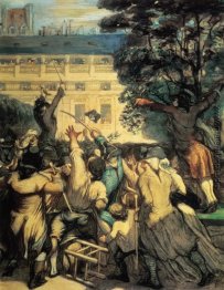 Camille Desmoulins im Palais Royal