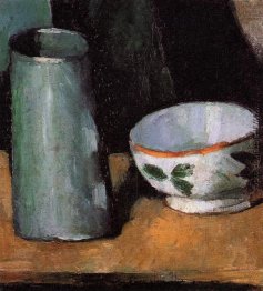Stillleben, Schüssel und Milchkännchen Stillleben, Schüssel und Milchkännchen