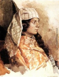 Jüdische Frau mit orientalischen Schal Jüdische Frau mit orientalischen Schal