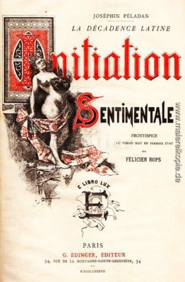Front Cover von Joséphin Péladan Roman "Initiation Sentimentale"