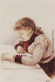 Porträt von K. M. Verkhoturova