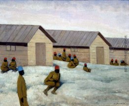 Senegalesische Soldaten in Camp de Mailly