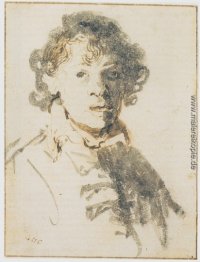 Selbstporträt, mit offenem Mund Selbstporträt, mit offenem Mund