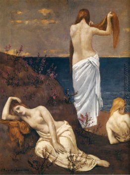 Junge Mädchen am Meer