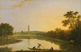 Kew Gardens: Die Pagode und Brücke