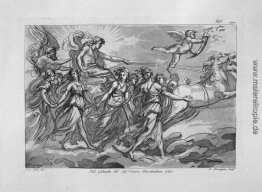 Der Wagen der Sonne, von der 'Aurora' von Guido Reni