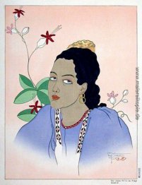 Une jeune fille De Fidji. Oceanie