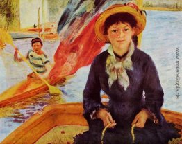 Kanusport (Junges Mädchen in einem Boot)