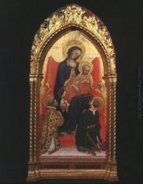 Gentile da Fabriano Madonna und Kind mit Überziehschutzanlage. L Gentile da Fabriano Madonna und Kind mit Überziehschutzanlage. L