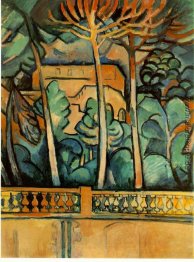 Terrasse des Hotels "Mistral" in Estaque