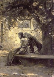 Two Lovers in einem Garten