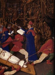 Martyrium der Heiligen Apollonia, Detail