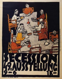 Plakat für die Wiener Secession, der 49. Ausstellung, Die Freund
