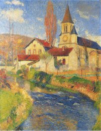 Kirche durch den Fluss Kirche durch den Fluss