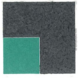 Farbiges Papier Bild XVIII (Green Square mit Grau)