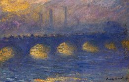 Waterloo-Brücke, Bedeckt Wetter