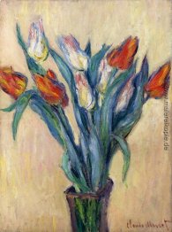 Vase mit Tulpen