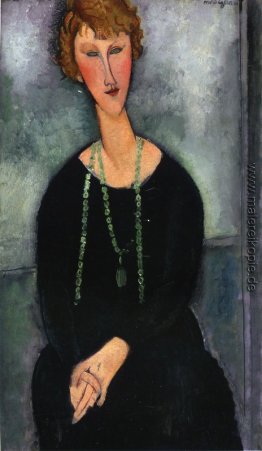 Frau mit einem grünen Halskette (Madame Menier)