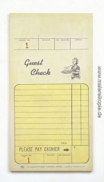 Guest Check Guest Check