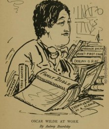 Oscar Wilde am Arbeitsplatz Oscar Wilde am Arbeitsplatz