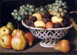 Maiolica Korb der Frucht
