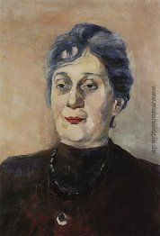 Portrait der Dichterin Anna Achmatowa