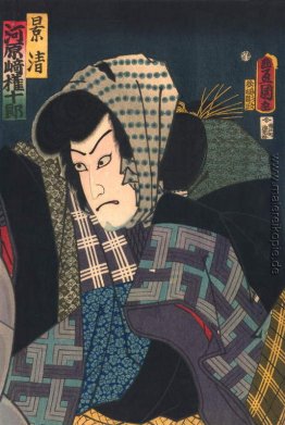 Das Kabuki-Schauspieler Kawarasaki Gonjūrō ​​I