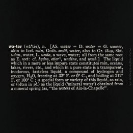 Titel (Kunst als Idee als Idee) (Water)