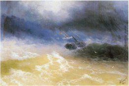 Hurricane auf einem Meer