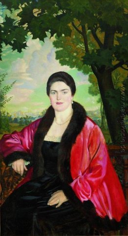 Porträt von M. V. Chaliapina