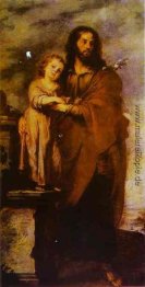 Joseph mit Baby-Chris Joseph mit Baby-Chris