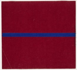 Blau und Rot aus der Reihe-Linie Form Farbe