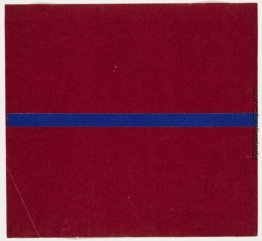 Blau und Rot aus der Reihe-Linie Form Farbe