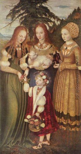 Heiligen Dorothea, Agnes und Kunigunde