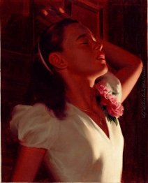 Frühlings-Regen (Ecstacy), Ladies 'Home Journal Illustration, De Frühlings-Regen (Ecstacy), Ladies 'Home Journal Illustration, De