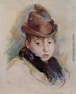Junge Frau in einem Hut (Henriette Patte)