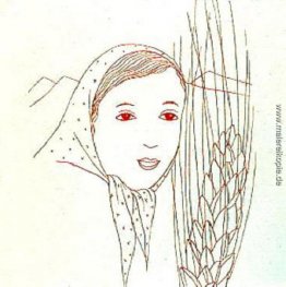 A Girl in der Schal