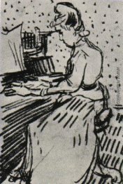 Mademoiselle Gachet am Klavier