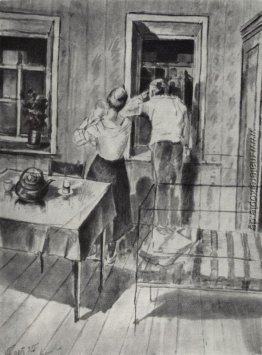 Der erste Entwurf für das Gemälde 1919