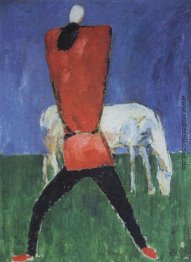 Mann mit Pferd Mann mit Pferd