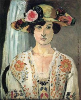 Frau in einem Hut