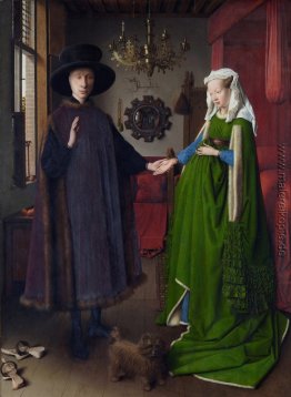 Die Arnolfini-Hochzeit. Das Porträt von Giovanni Arnolfini und s