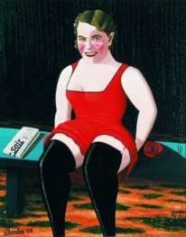 Les bas noirs avec Zeitschrift