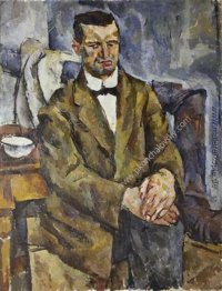 Porträt des Bildhauers P. Bromirsky